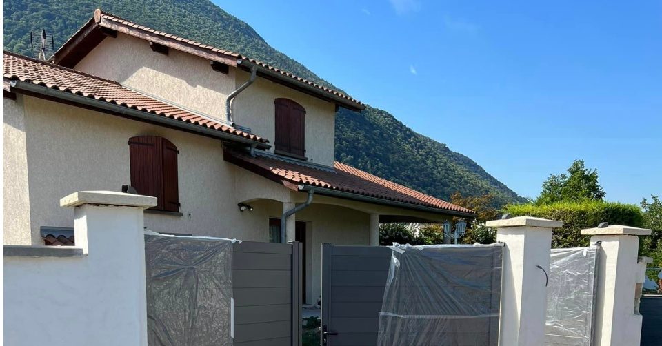 Façade de maison individuelle